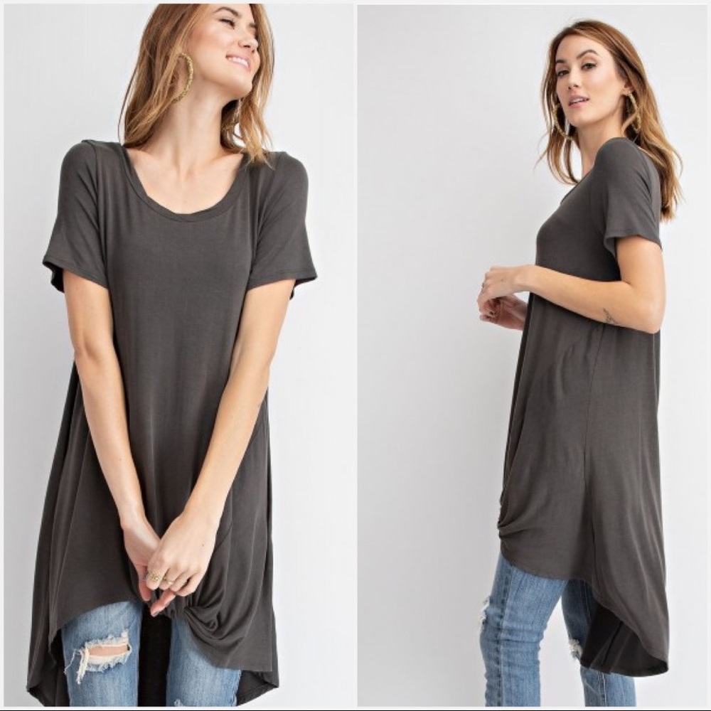Loose Fit Hi Low Tunic